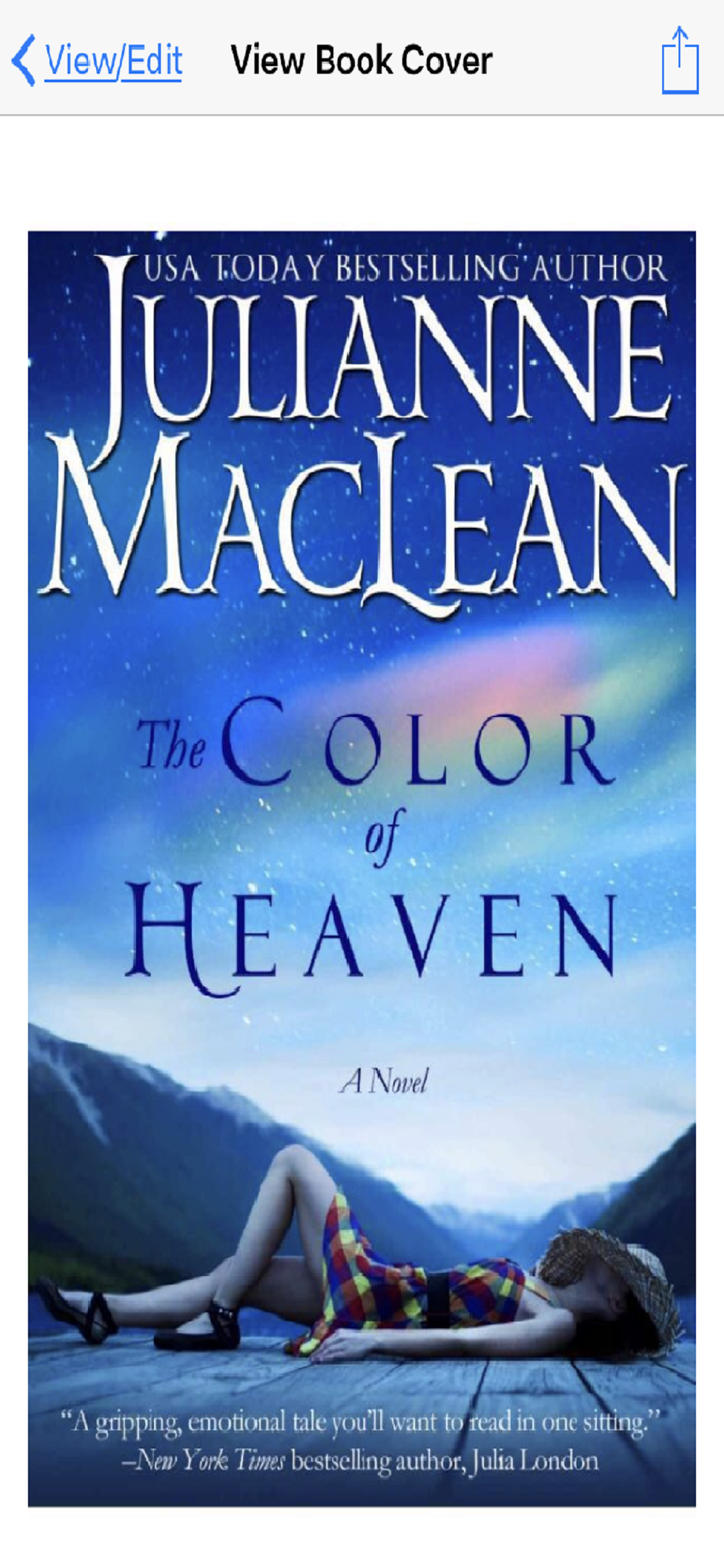 Book cover full screen